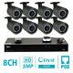 8 Channel 8mp 4k Nvr 8 X 5mp 1920p Poe Ip Outdoor Home Security Camera System 1t