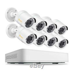 8 Channel H. 265+ 1080p DVR 2MP Outdoor Home Security Surveillance Camera System