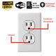 Ac Wall Outlet Security Surveillance Camera 1080p Hd Wifi Ip Home Nanny Camera