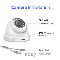 ANNKE 1080P Home Security Camera System 5MP Lite HDMI 8CH DVR Outdoor IR Night
