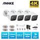 Annke 4k 8mp 5mp 1080p Video Cctv Home Security Camera Outdoor Night Vision Ip67