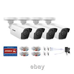 ANNKE 4x 5MP CCTV Security Camera Outdoor IR Home Survelliance Motion Detection