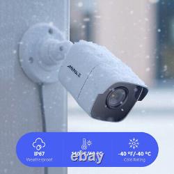 ANNKE 4x 5MP CCTV Security Camera Outdoor IR Home Survelliance Motion Detection
