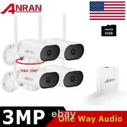 ANRAN 1080p Home Security Camera System Wireless Outdoor CCTV 4CH NVR With 1TB