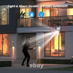 ANRAN 8MP POE Security Camera System Pan/Tilt Outdoor Home 8CH NVR 4TB IR Night