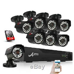 ANRAN CCTV Security Camera HDMI 4CH 6CH 8CH DVR Video Home Outdoor System 1TB HD