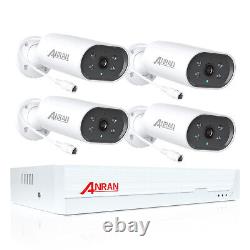 ANRAN POE Security Camera System 5MP Outdoor CCTV Home IP 8CH NVR Night Vision