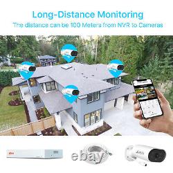 ANRAN POE Security Camera System 5MP Outdoor CCTV Home IP 8CH NVR Night Vision