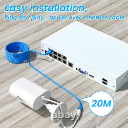 ANRAN POE Security Camera System 5MP Outdoor CCTV Home IP 8CH NVR Night Vision