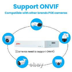 ANRAN POE Security Camera System 5MP Outdoor CCTV Home IP 8CH NVR Night Vision