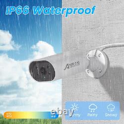 ANRAN POE Security Camera System 5MP Outdoor CCTV Home IP 8CH NVR Night Vision