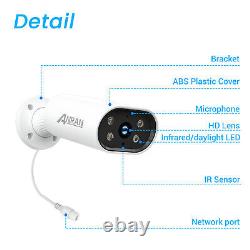 ANRAN POE Security Camera System 5MP Outdoor CCTV Home IP 8CH NVR Night Vision