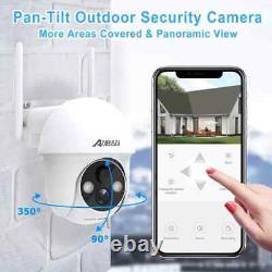 ANRAN Security Camera System 3MP HD CCTV 1TB HDD 8CH NVR Outdoor 360° PTZ Home