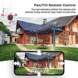 ANRAN Security Camera System 3MP HD CCTV 1TB HDD 8CH NVR Outdoor 360° PTZ Home