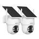 Anran Solar Battery Home Security Camera Wireless Wifi 5mp 360° View 2 Way Audio