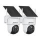 Anran Solar Security Cameras Wireless Outdoor Home Wifi 360° View 4 Camera Kits
