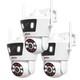 Anran Wifi Dual Lens Security Cameras Outdoor Wireless Pan/tilt Home Wifi Audio