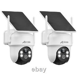 ANRAN Wireless IP Outdoor Home Security Camera System WiFi Solar Battery Powered
