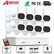 Anran Wireless Security Camera System 8ch Monitor Cctv 1296p 2tb Home Outdoor
