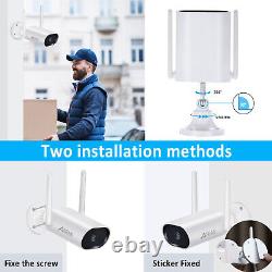 ANRAN Wireless Security Camera System Set WIFI PTZ Dome IP 8CH CCTV Outdoor Home