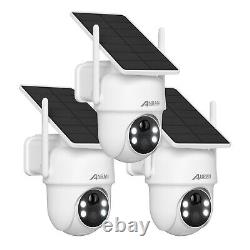 ANRAN Wireless Solar Battery Powered Wifi IP Outdoor Home Security Camera System