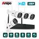 Anspo Security Camera System Outdoor Wireless Audio Wifi Home Cctv 5mp 8ch Nvr