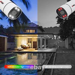 ANSPO Security Camera System Outdoor Wireless Audio Wifi Home CCTV 5MP 8CH NVR