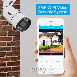 ANSPO Security Camera System Outdoor Wireless Audio Wifi Home CCTV 5MP 8CH NVR