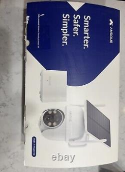 ANSQUE Security Cameras Wireless Outdoor Home System, 4 Camera Kit Solar Powered