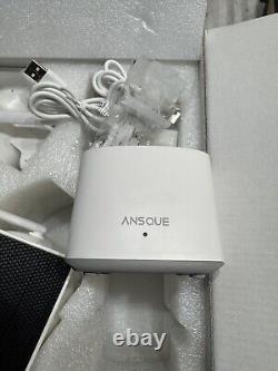 ANSQUE Security Cameras Wireless Outdoor Home System, 4 Camera Kit Solar Powered