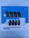 Aosu 2k Solar Security Cameras Wireless Outdoor, 4 Solar Camera For Home