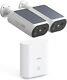 Aosu Solar Security Camera 2k Hd, Wireless, Night Vision, 360° View, Easy Instal