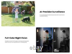AOSU Solar Security Camera 2K HD, Wireless, Night Vision, 360° View, Easy Instal