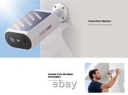 AOSU Solar Security Camera 2K HD, Wireless, Night Vision, 360° View, Easy Instal