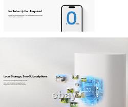 AOSU Solar Security Camera 2K HD, Wireless, Night Vision, 360° View, Easy Instal