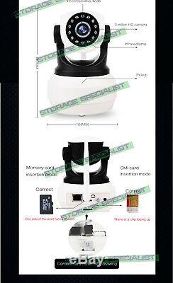 Alarm Home Security Wireless Video Camera 4G 3G GSM/ Anti-theft Burglar System