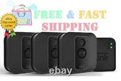 Amazon Blink XT 1 Gen Home Security 3 Camera System Wireless Motion Surveillance