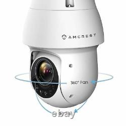 Amcrest 1080P POE Outdoor PTZ IP Camera (12x Optical Zoom) Speed Dome Renewed