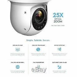 Amcrest 1080P WiFi PTZ IP Camera 25x Optical Zoom Security Surveillance System