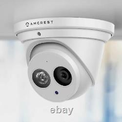 Amcrest UltraHD 8M 4K Turret PoE Dome Outdoor Security IP Camera IP8M-T2499EW