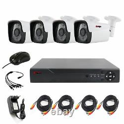 Anspo 4CH 960P AHD Home Security Camera System Waterproof Night Vision DVR CCTV