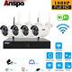 Anspo 4ch Wireless 1080p Nvr Outdoor Home Wifi Camera Cctv Security System Video
