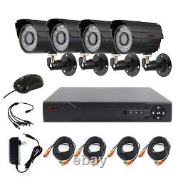 Anspo 4 PCS 720P 4 in1 HD Camera Outdoor CCTV Home Security Surveillance System