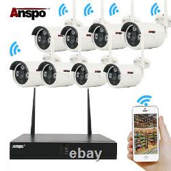 Anspo 8CH 960P HD Home Wireless Security Camera System CCTV WiFi Kit NVR Outdoor