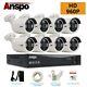Anspo 8ch Wireless 960p Hd Camera Security System Outdoor Home Wifi Nvr Cctv Kit
