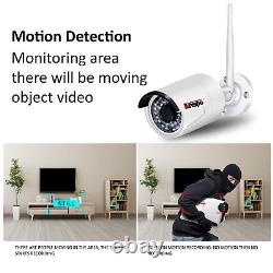 Anspo 8CH Wireless 960P HD Camera Security System Outdoor Home WIFI NVR CCTV Kit