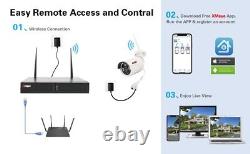 Anspo 8CH Wireless 960P HD Camera Security System Outdoor Home WIFI NVR CCTV Kit