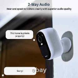 Arlo Essential 4-Camera Outdoor Wireless 2K Security Camera (2nd Generation)