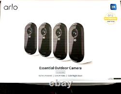 Arlo Essential 4-Camera Outdoor Wireless 2K Security Camera (2nd Generation)