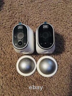 Arlo Wireless Home Security Camera System 2 Camera Kit withTenergy Batteries